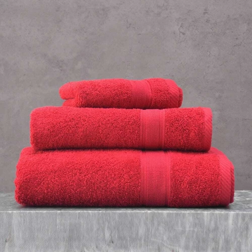 Rythmos Πετσέτα Σώματος Illusion 100x150 Κόκκινο