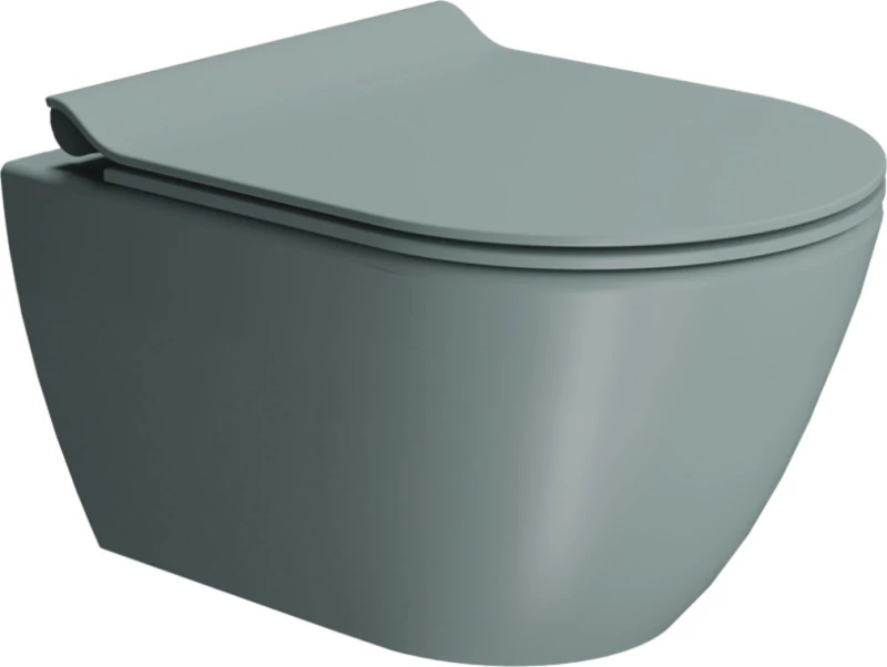 GSI Pura Swirl Flush Ghiaccio Λεκάνη Κρεμαστή Soft Close