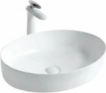 Gloria Revon Επικαθήμενος Νιπτήρας Πορσελάνης 55x41cm Λευκός
