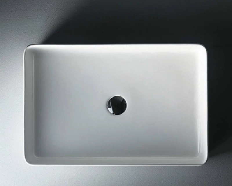 Karag LT2174 Επικαθήμενος Νιπτήρας Πορσελάνης 60.5x40.5cm Λευκός