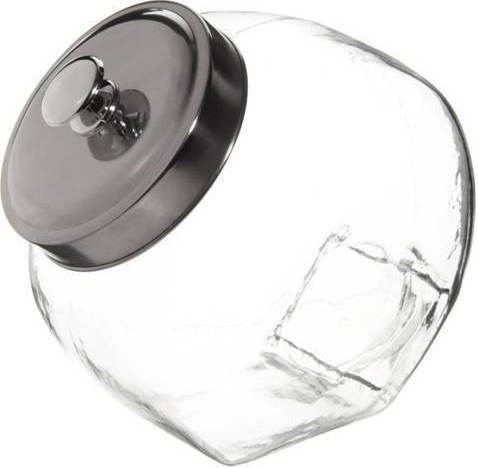 Δοχείο με Inox Καπάκι Γυάλινο 0.65lt 13x9x15 04-485