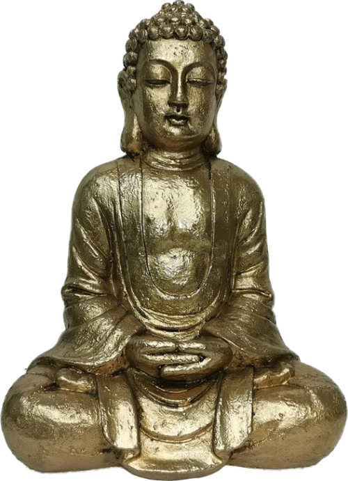 InTheBox Διακοσμητικός Βούδας Πολυρητίνης Adom 25x17x35cm