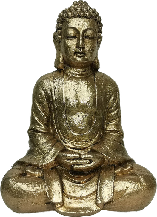 InTheBox Διακοσμητικός Βούδας Πολυρητίνης Adom 25x17x35cm