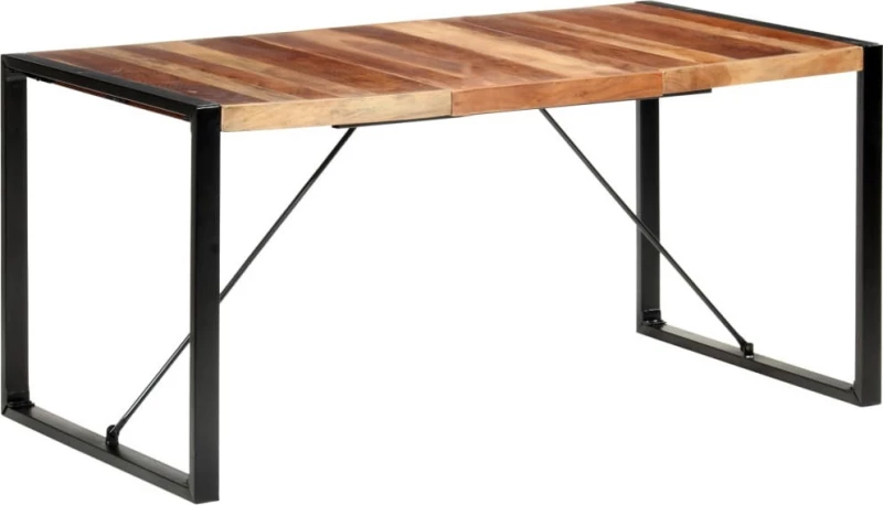 Τραπεζαρία 160 x 80 x 75 εκ. Μασίφ Ξύλο με Φινίρισμα Sheesham