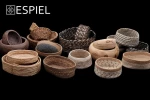 Espiel Ψωμιέρα Ψάθινη Μπεζ-Καφέ 30x14cm