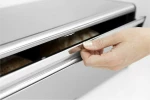 Brabantia Klappbrotkasten Front eckig, Stahl glaenzend