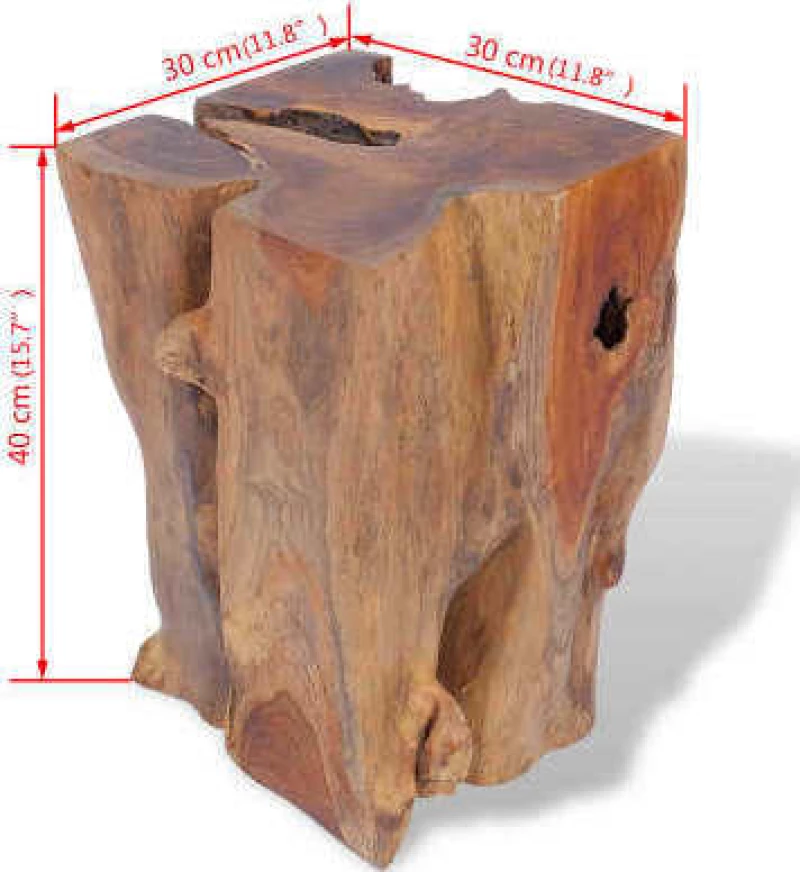 Σκαμπό από Μασίφ Ξύλο Teak