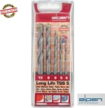 Alpen Drills Σετ Τρυπάνια Μπετού Long Life 4-10mm 5τμχ