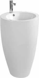 Piccadilly Μ9001 Νιπτήρας Δαπέδου Πορσελάνης 50x50cm Λευκός