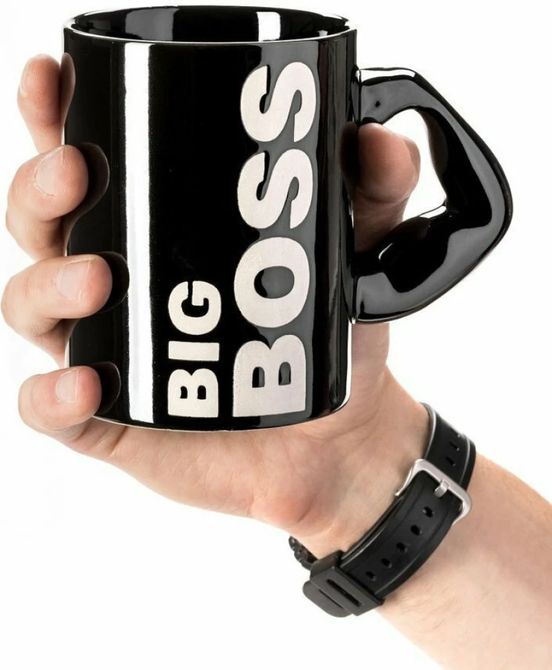 Κεραμική κούπα Big Boss (Μαύρο)