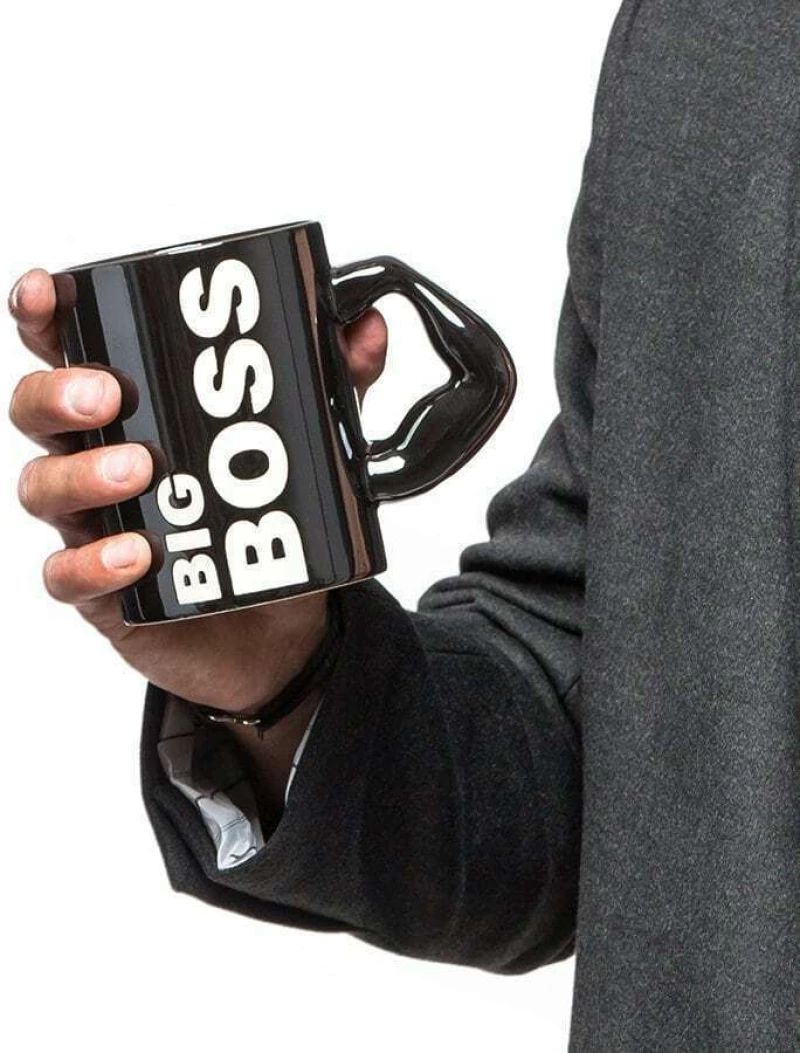 Κεραμική κούπα Big Boss (Μαύρο)