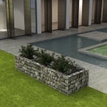 Συρματοκιβώτιο Γλάστρα 270x90x50cm από Χάλυβα 142556