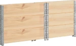 Κολάρα Παλέτας από Μασίφ Ξύλο Πεύκου 60x80cm 3τμχ 310049