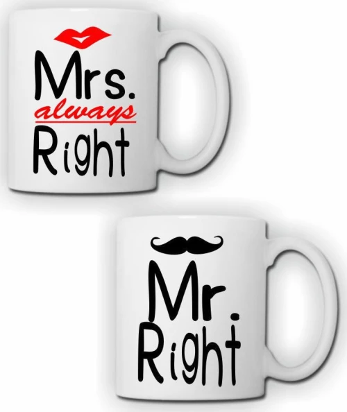 Mr & Mrs Always Right Κούπα