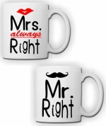 Mr & Mrs Always Right Κούπα