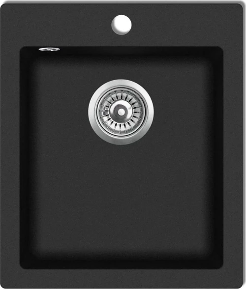 vidaXL 141672 Ένθετος Νεροχύτης 42.5x50cm Black