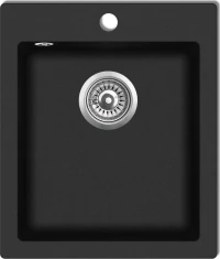 vidaXL 141672 Ένθετος Νεροχύτης 42.5x50cm Black