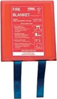 Πυρίμαχη κουβέρτα πιστοποιημένη BSI KITEMARK KM 608739 κατα EN 1869 1,10 Χ 1,10 σε σκληρή θήκη