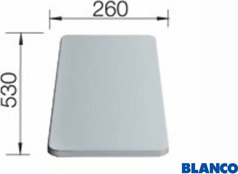 Blanco Επιφάνεια Κοπής Πλαστική Λευκή 53x26cm