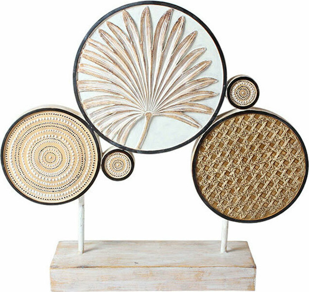 InTheBox Διακοσμητικό Χώρου Ginko 3 Πολυρητίνης 43.5x10.5x41cm