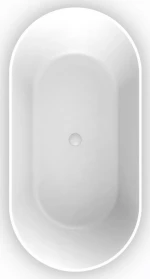 Sirene Cusco Ελεύθερη Μπανιέρα 165x85cm White Matt