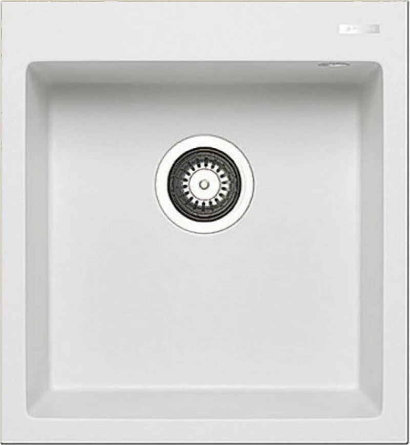 Pyramis Istros 1B Ένθετος Νεροχύτης 46x50cm Snow