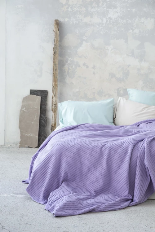 Nima Habit Κουβέρτα Πικέ Υπέρδιπλη 220x240 Lilac