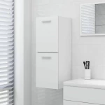 vidaXL 804988 Ντουλάπι Μπάνιου 30x30x80cm Λευκό