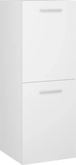 vidaXL 804988 Ντουλάπι Μπάνιου 30x30x80cm Λευκό