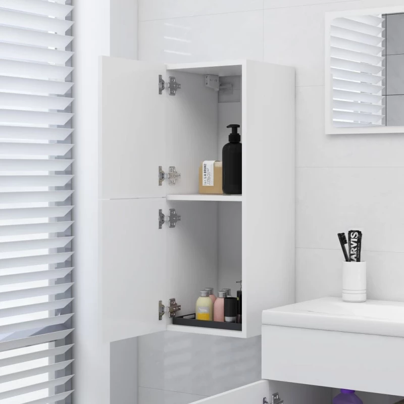 vidaXL 804988 Ντουλάπι Μπάνιου 30x30x80cm Λευκό