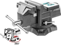 Total Μέγγενη Πάγκου Περιστρεφόμενη 100mm THT6146