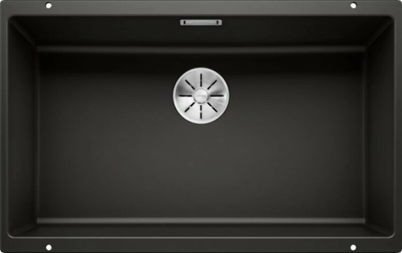 Blanco Subline 700-U Υποκαθήμενος Νεροχύτης 70x40cm Black