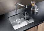 Blanco Andano 500-U Υποκαθήμενος Νεροχύτης 54x44cm Inox Σατινέ