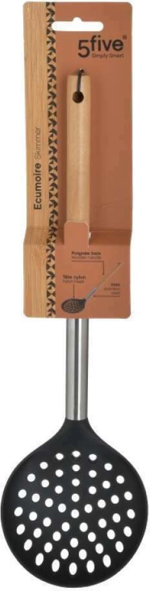 Κουτάλα Τρυπητή M35 6-60-508-0059 Ξύλινη Natural-Black Click Ξύλο