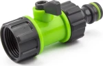 GeHock Ρακόρ με Βάνα και Σύνδεσμο 1" σε 3/4" και 1/2" OWTA01