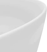 vidaXL 147009 Επικαθήμενος Νιπτήρας Κεραμικός 40x40cm Λευκός