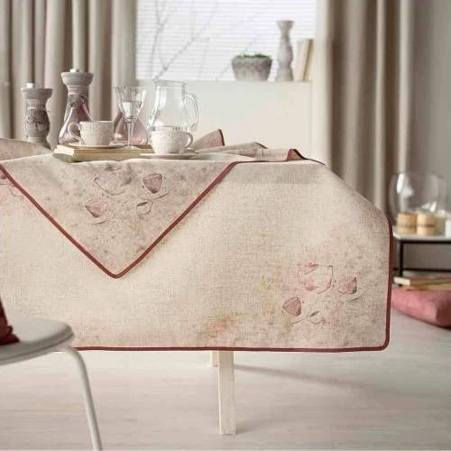 Gofis Home Τραπεζομάντηλο 135x135 825/06 Βeige