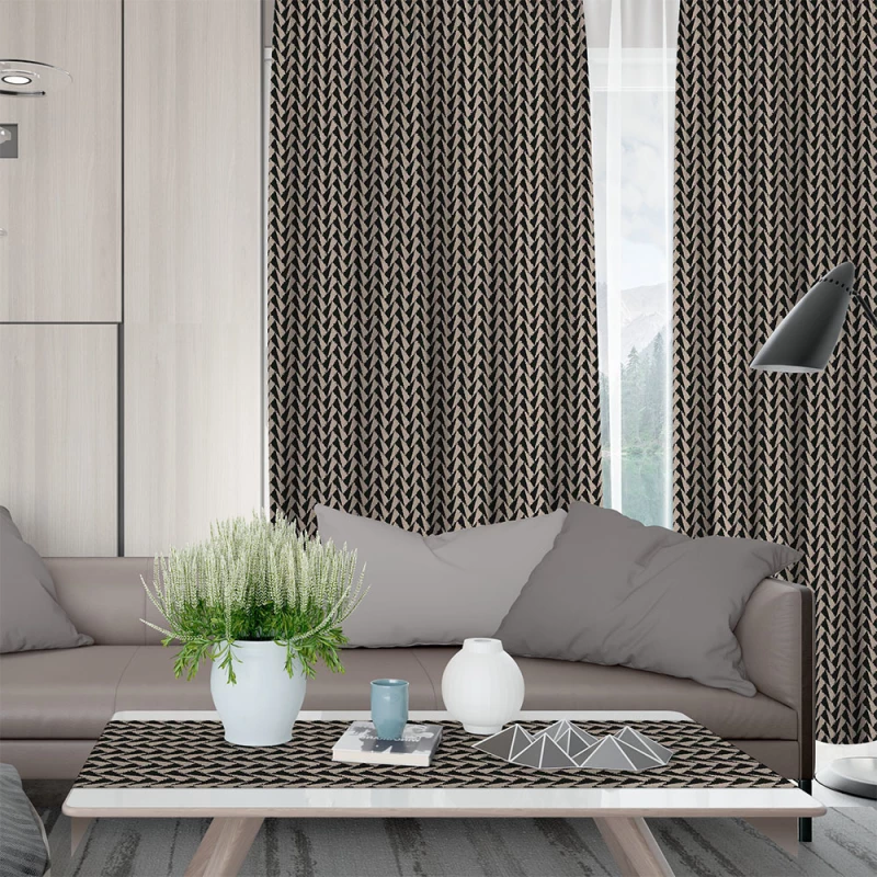 Lino Home Κουρτίνα Corteo με Τρέσα 135x270