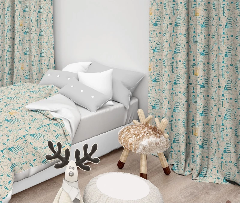 Lino Home Κουρτίνα Kau με Τρέσα 135x270 701