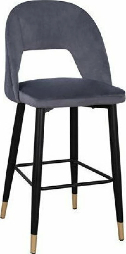 Σκαμπό Μπαρ Harper Γκρι 50x51x111cm