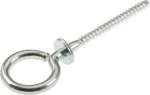 Ξυλόβιδα Θηλειά 68x41x35 Πλαστικοπ. Μαύρο 4Τμχ