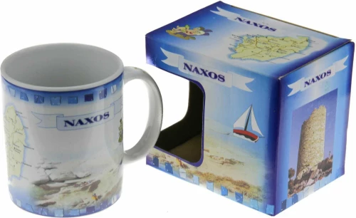 Viosarp Naxos Κούπα Κεραμική Πολύχρωμη