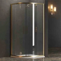 Karag Efe 200 Ημικυκλική Καμπίνα Ντουζιέρας 80x80x190cm Oro
