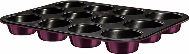 Berlinger Haus Φόρμα Cupcakes/Muffins με Αντικολλητική Επίστρωση Purple Eclipse Collection 35x26.5cm