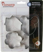 Viosarp Κουπ Πατ Μεταλλικά VC2096 4τμχ