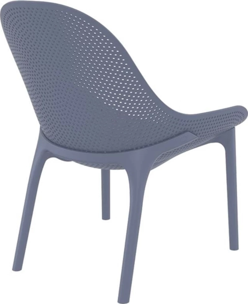 Καρέκλα Πολυπροπυλενίου Sky Lounge Dark Grey