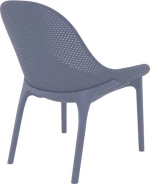 Καρέκλα Πολυπροπυλενίου Sky Lounge Dark Grey