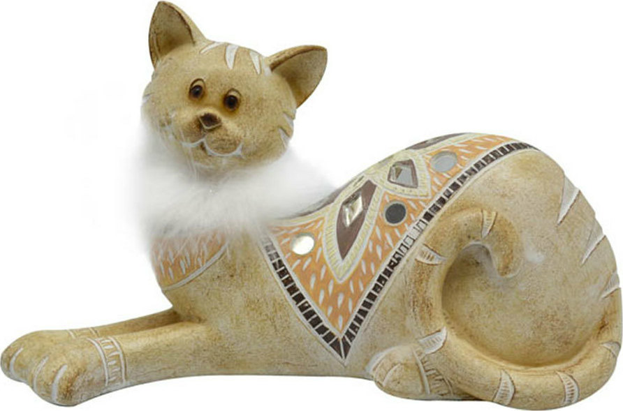 Ankor Διακοσμητική Γάτα από Πλαστικό 21x9x12.5cm