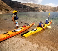 2,5 ώρες Sunset Sea Kayaking για 2 άτομα σε group με συνοδό!