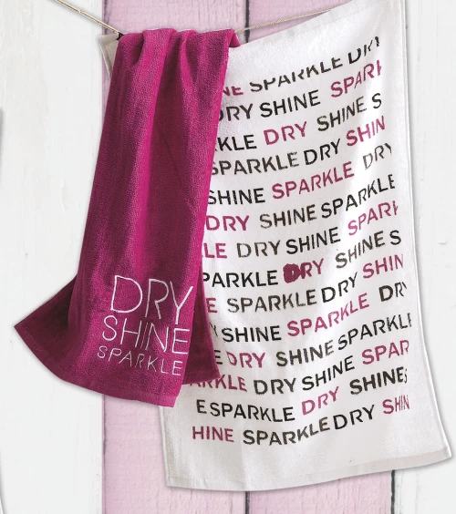 Rythmos Ποτηρόπανο Sparkle 50x70cm 2τμχ